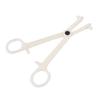 Disposable Sterile Slotted Round Navel Forcep Clamp Open Plier Ear Nose Piercing