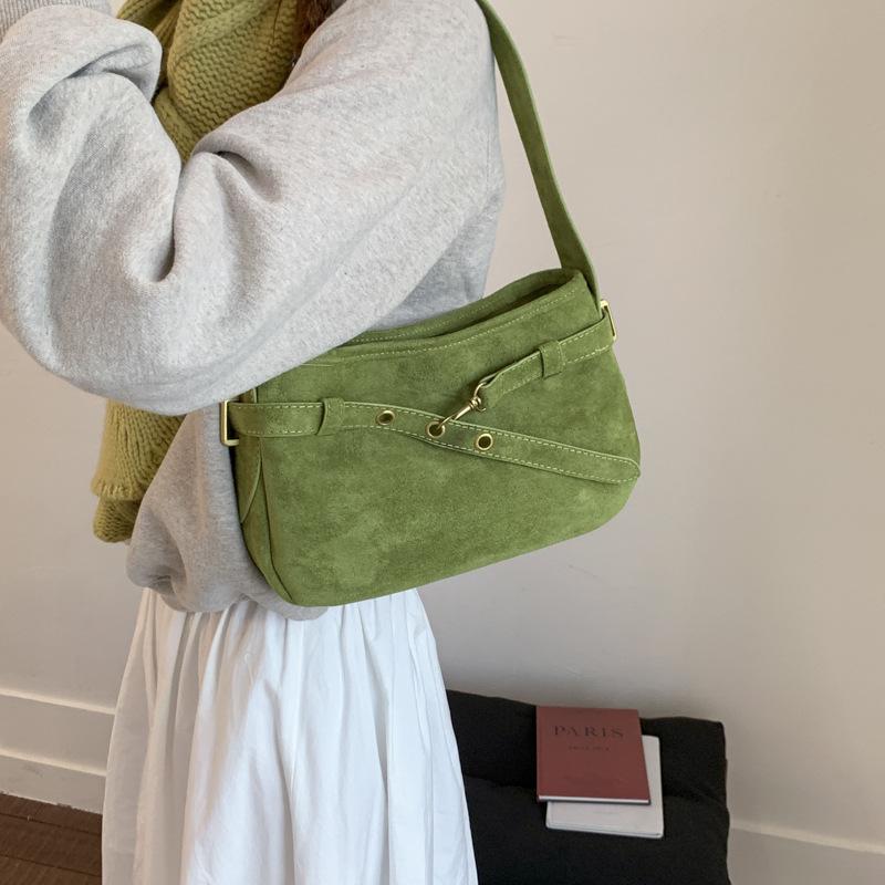 Underarm Bag Women's 2025 New Trendy Niche Retro Fashion Light Luxury Niche High-end Shoulder Bag Bucket Bag