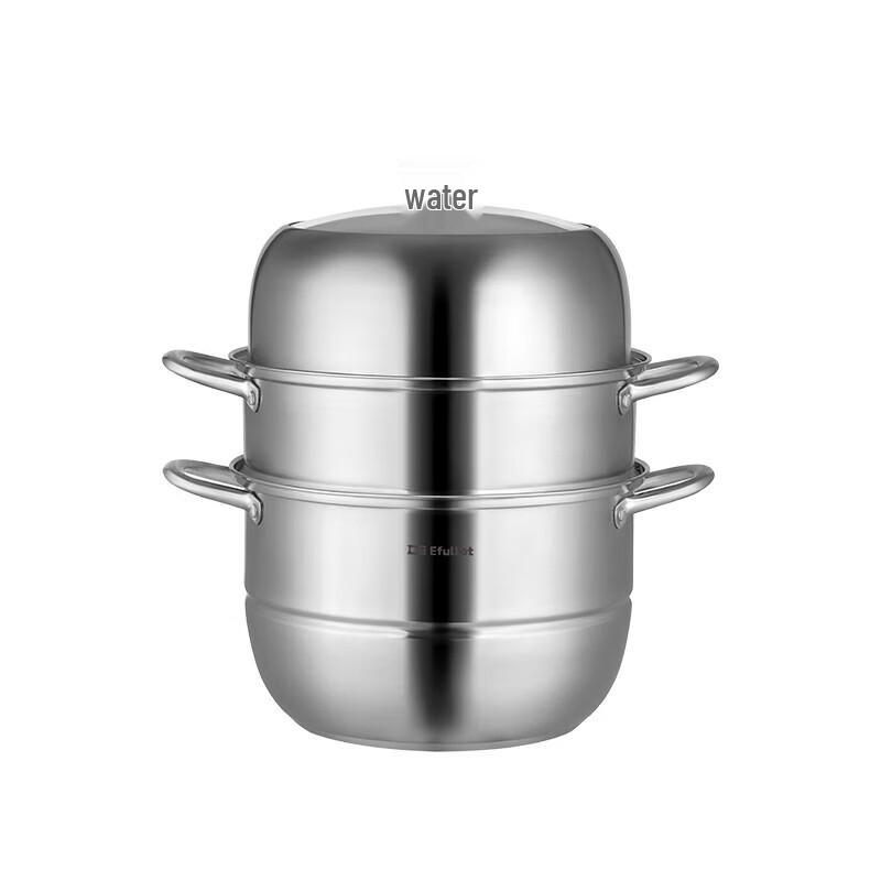 EFULLOT Starry 30cm 3-Layer Stainless Steel Steamer