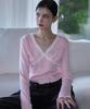 ROSEFRANTZ Cross Lace Long Sleeve [Pink]