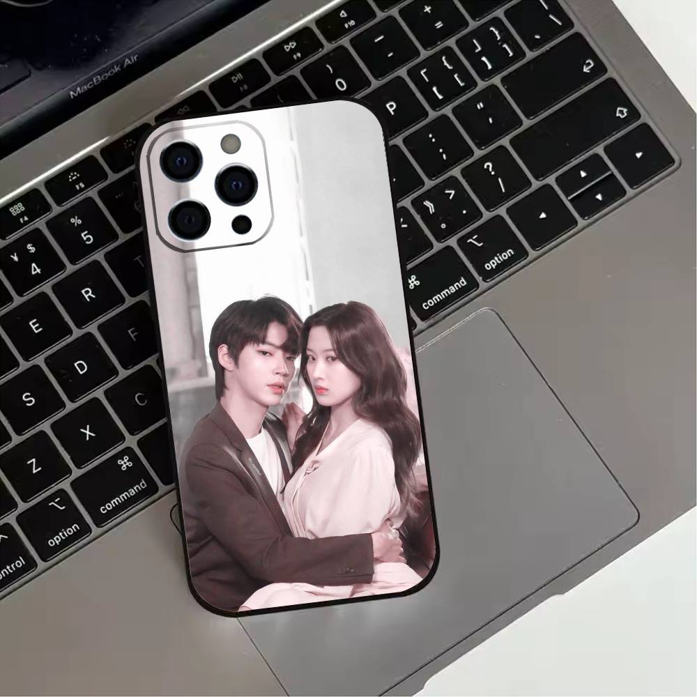 Funda para Teléfono T-TV Drama T-True B-Beauty Para iPhone 17,16,15,14,13,12,11 Plus,Pro Max,XS,Funda Negra de Silicona Suave