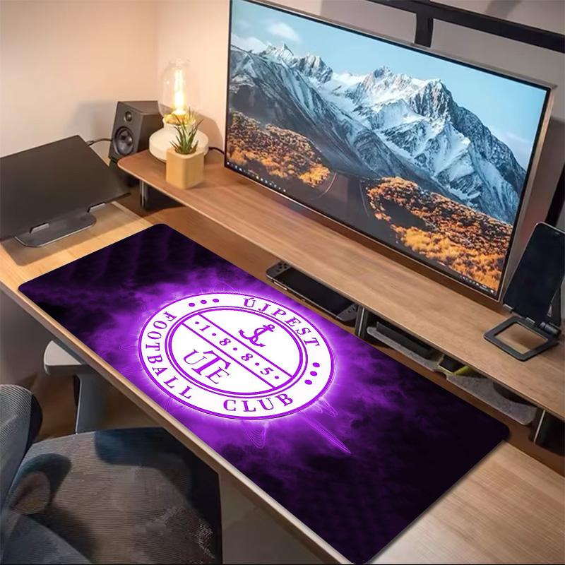Újpest FC Print Cushion Non-slip Laptop Tablet Big Mousepad XXL Mat Mini PC Playmat With Lock edge