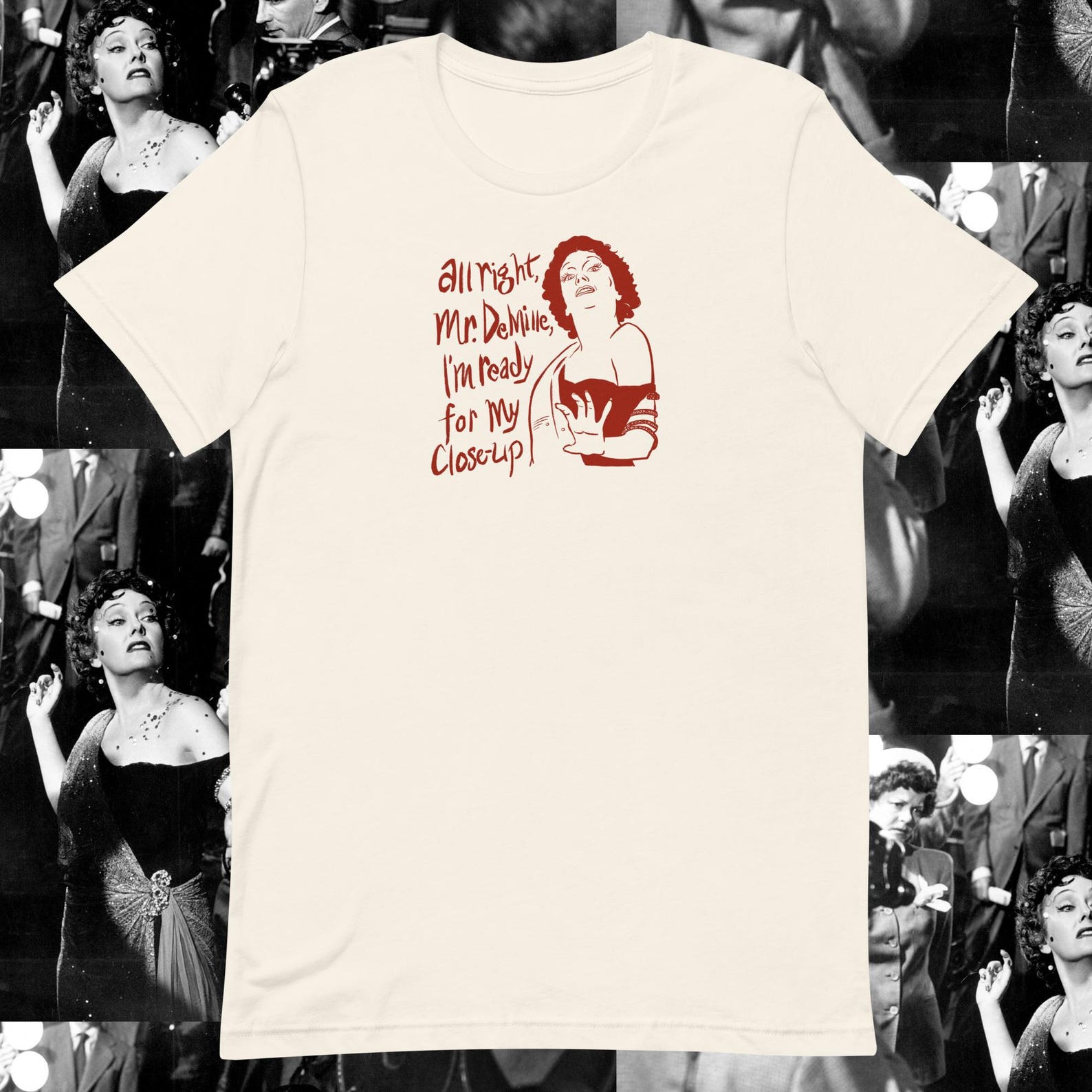 Sunset Boulevard film t-shirt Gloria Swanson Classic Hollywood Movie Divas unisex MORE COLORS available 3XL