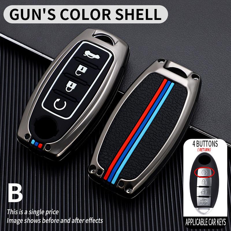 Applicable To The 14th Generation Xuanyi Key Set 2023 Teana Qashqai Qijun Jinke Tuda Car Case Buckle