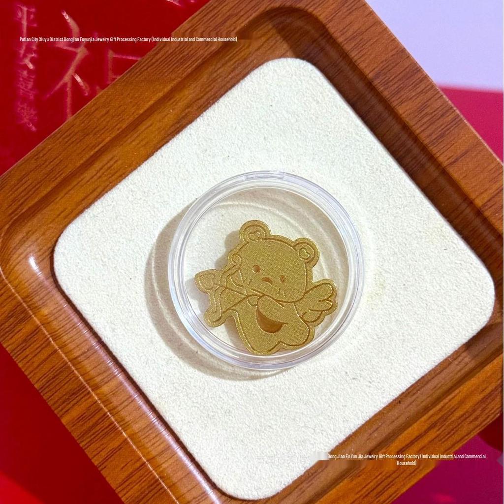 Pure Gold 999 Horse Year Phone Sticker for Wealth and Health - Popular Douyin Live Seller