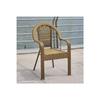 Comfortable and Sturdy Rattan Balcony Chair for Elderly - Woven Backrest for Long Sitting