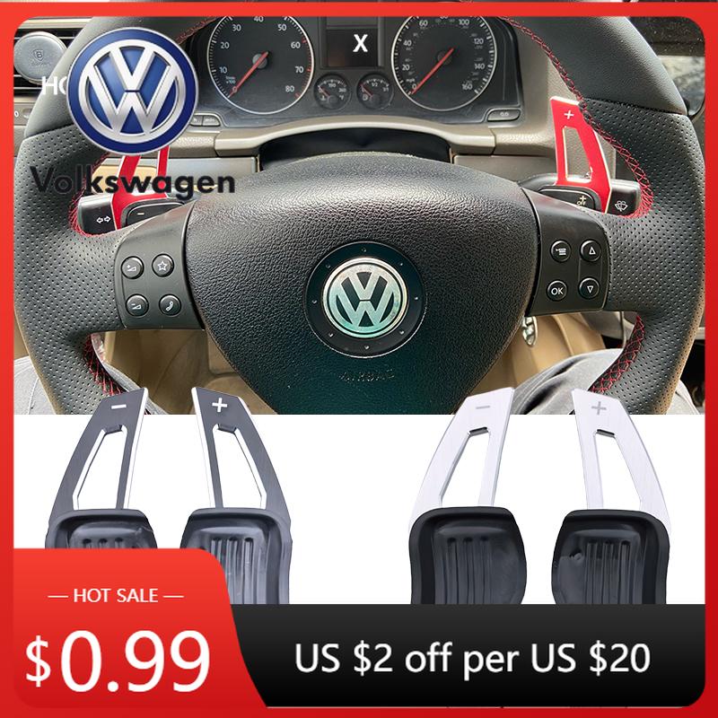 2026 Hot VOLKSWAGEN DSG Steering Wheel Paddle Extension Shift Cover For VW Golf 5 6 MK6 GTI R Jetta MK5 Passat B6 B7 CC Polo Sha Zf5