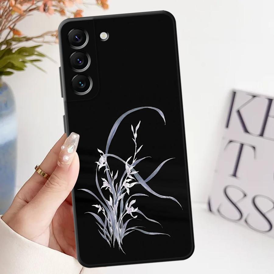 Phone Cover Case for Samsung Galaxy A26 A72 A23 A22 A25 A71 A32 A53 A35 A55 A41 A24 A52 A36 A73 A51 Lily Orchid Flower Print