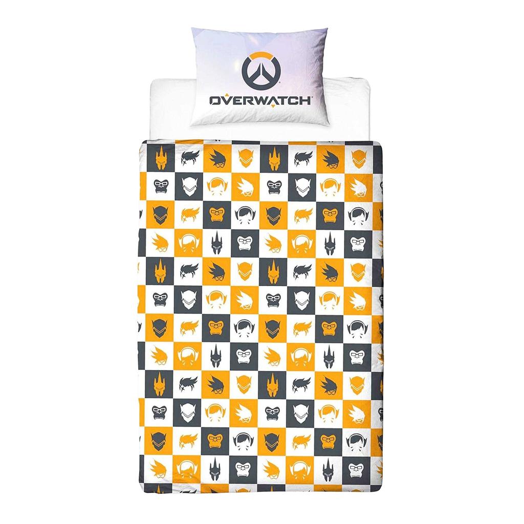Overwatch Eat Sleep Character Reversible Duvet Set