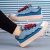 2025 New Thick Soled Low Cut Breathable Sports and Leisure Versatile Fashion Trend Niche Casual Bread Board Shoes Women Sneakers