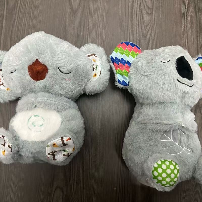 Neues atmendes Otter-Stofftier mit Musik & Licht, Weiches Kuscheltier, Beruhigender Begleiter für Kinder, Niedliches Geschenk für Mädchen
