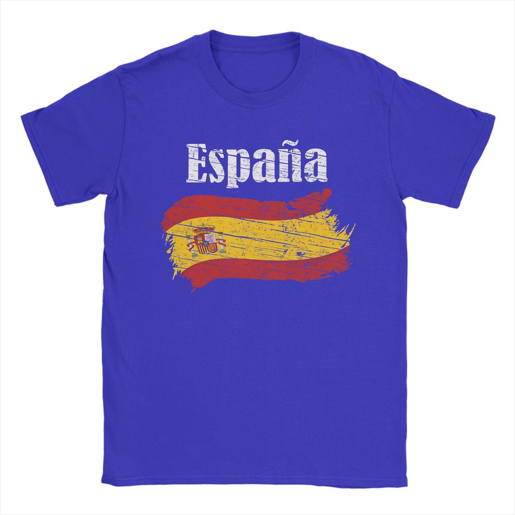 Spanien Wappen Spanisches Emblem Espania T-Shirt Sommer 100% Baumwolle T-Shirts Für Mann Trendiges Lockeres T-Shirt Kurzarm Oberteile