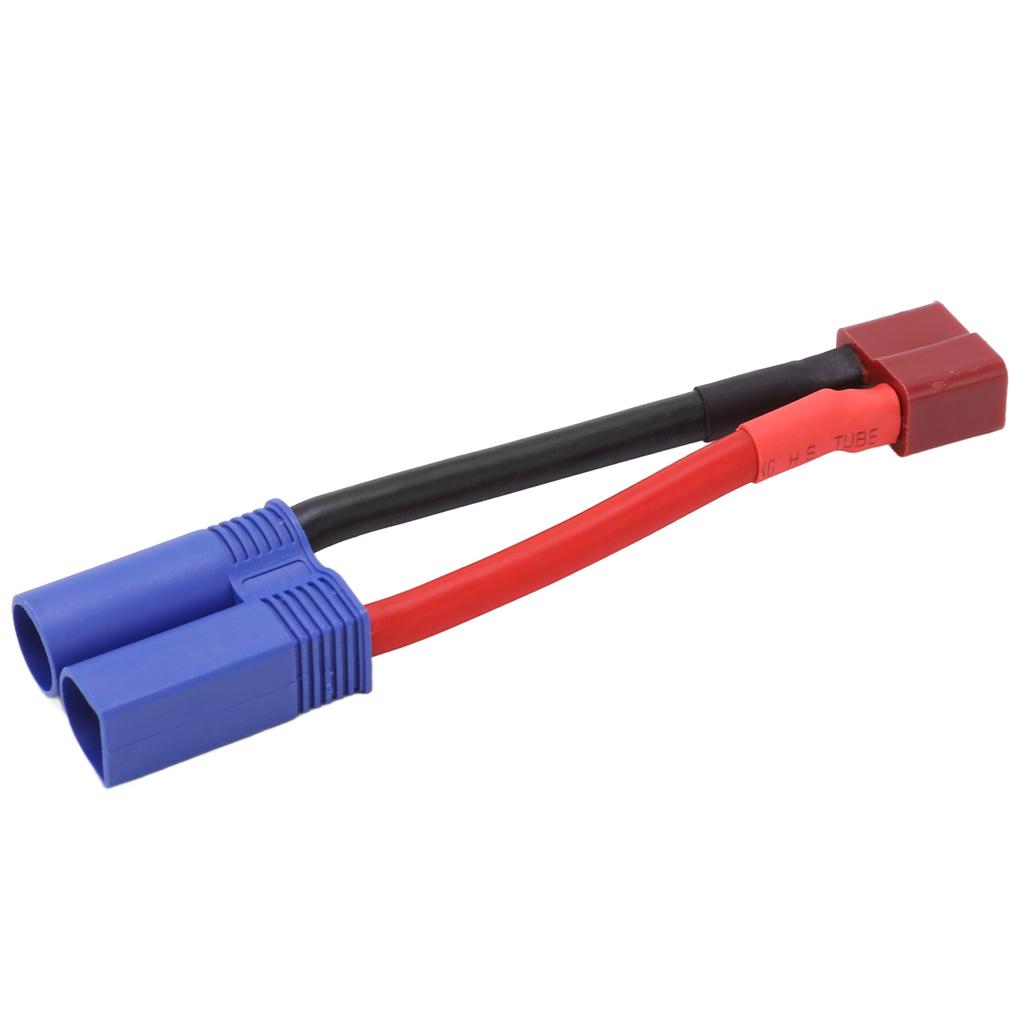 T Female To EC5 Male Wire Reliable Connection Short Circuit Protection 12AWG T Plug Connector for RC Car  Aircraft Model