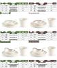 Melamine Four-Piece Table Set: Imitation Porcelain Plastic Bowls & Plates for Restaurants and Hotels