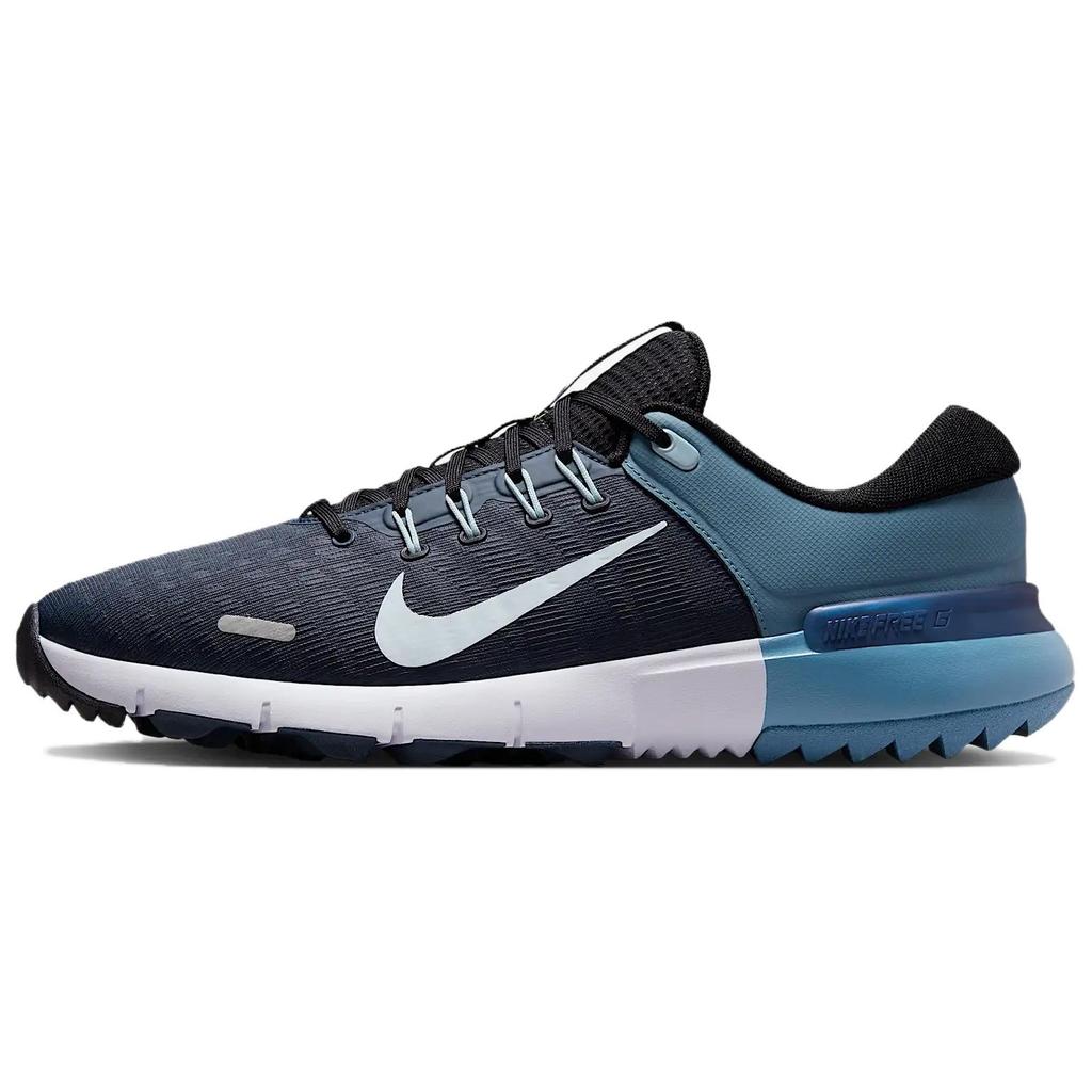 Nike Free Golf Next Nature Wide Armory Navy Unisex Sneakers Blue Black Glacier-Blue FQ7875-401