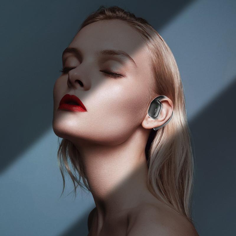Bluetooth 5.3 Wireless Sports Open Ear Earbuds with LED Display HIFI Stereo Sound Long Battery Life Headphones