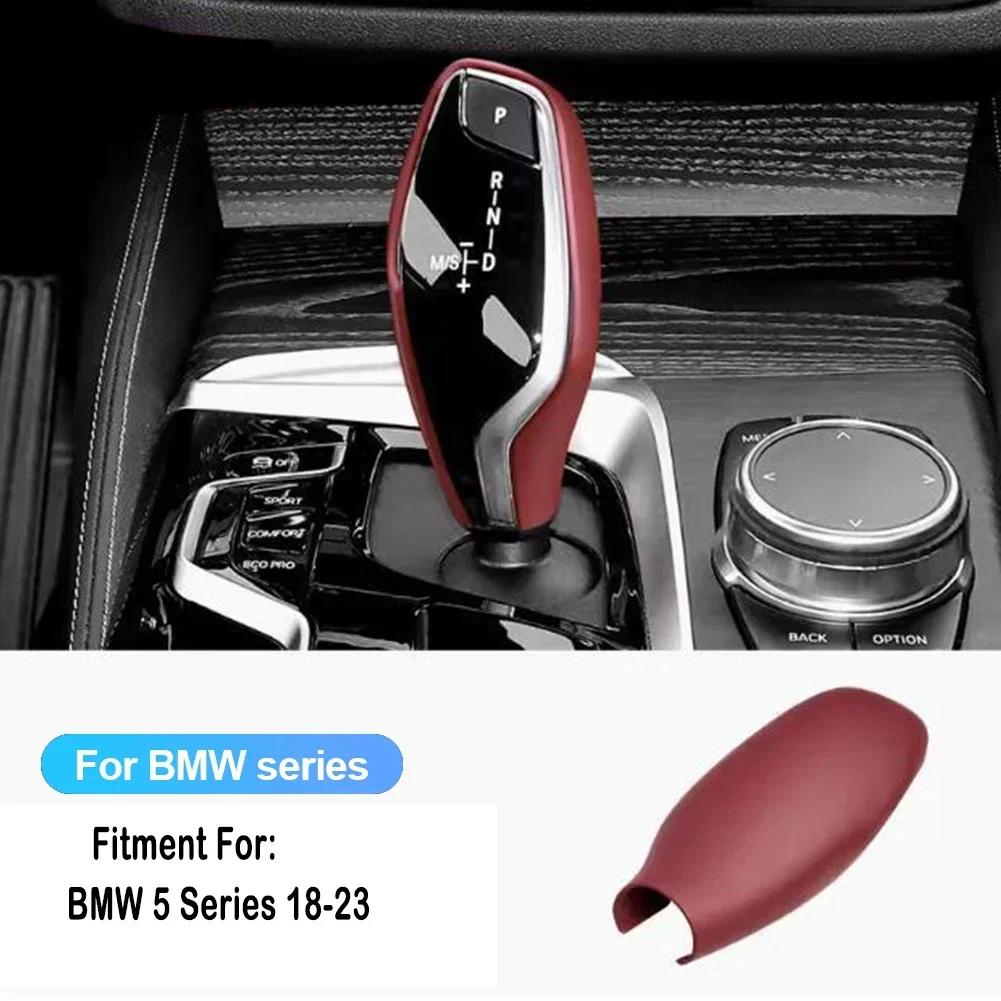 Volan pe stânga ABS Negru Roșu Trim Capac Manetă Schimbător Console Centrale Pentru BMW G30 G31 G01 G02 G32 Seria 5 X3 X4 6GT