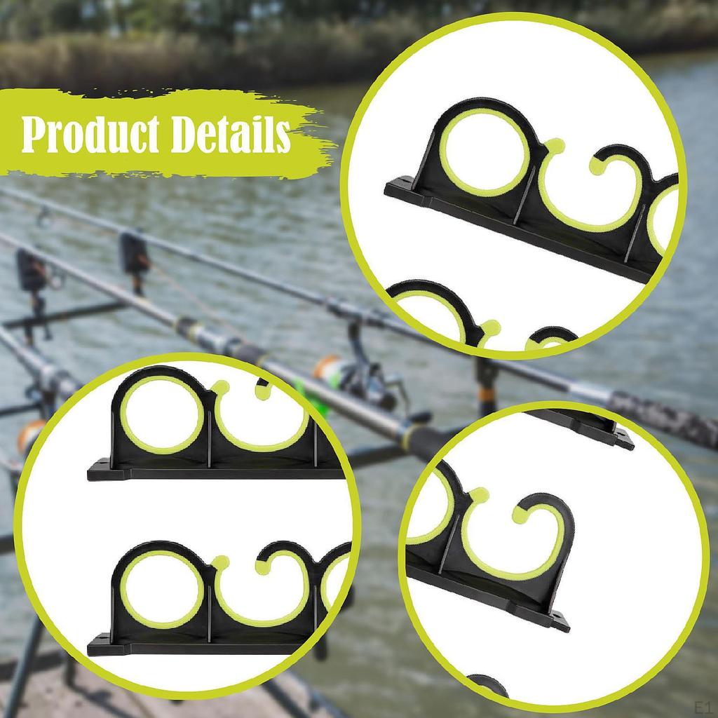 Fishing Rod Holder, Pole Holder for Garage Equipment Storage Pad Organization Rack Holds