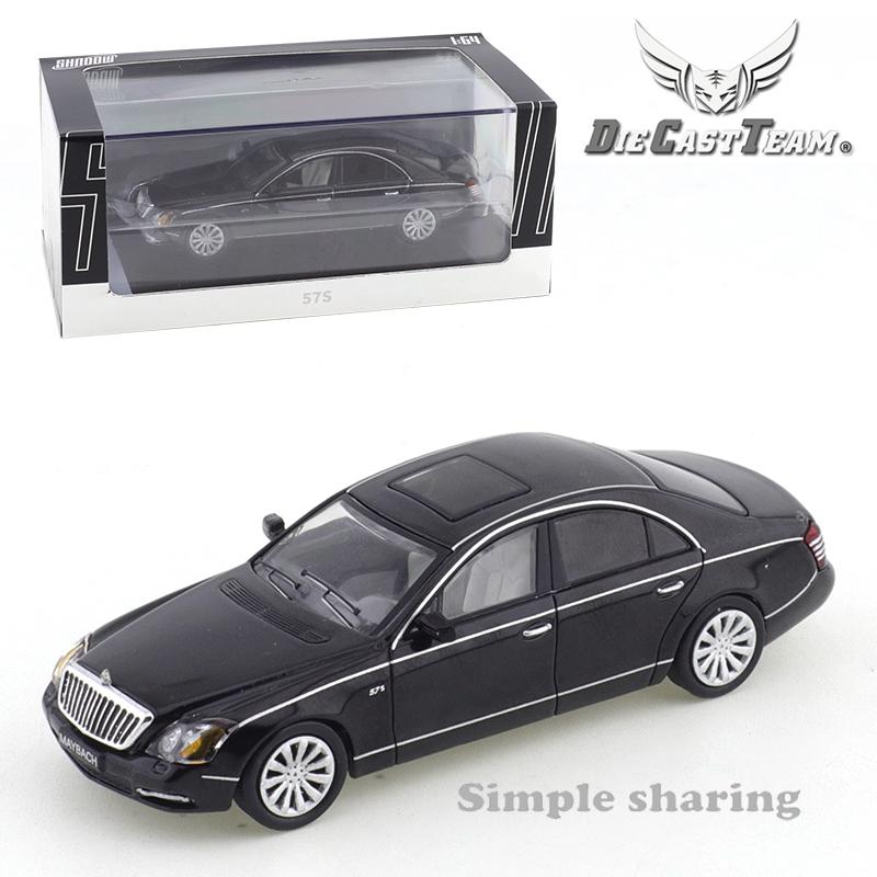 DCT/ SHADOW 1:64 Mercedes-Benz Maybach 57S Alloy Car Model Simulation Collectible Ornament