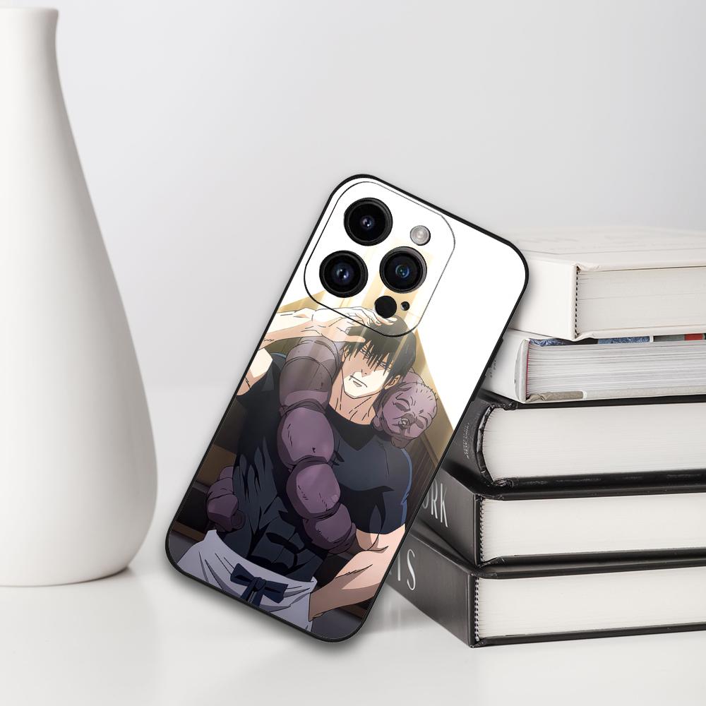 Toji Fushiguro Jujutsu Kaisen Phone Case For Iphone 16 15 11 13 14 Pro Max 7 8 Plus X Xr Xs Max 12mini Black Shell Cover Case