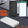 Removable Battery Case Battery Holder Rechargeable Batteries Storage Box Detachable Mobile Power Module ABS Texture
