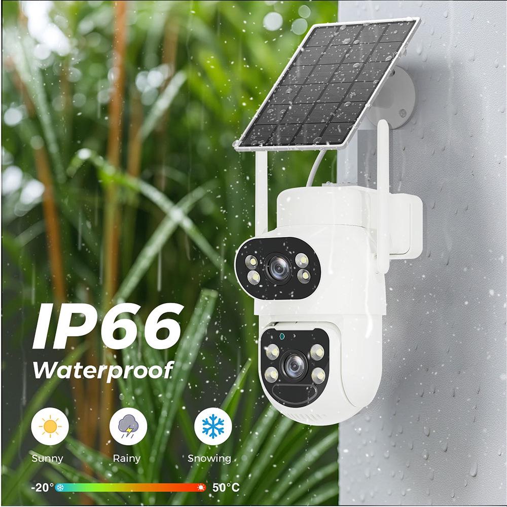 Yoosee AOV4G Solar-Powered HD Night Vision Camera with 24/7 Recording and Smart AI Monitoring