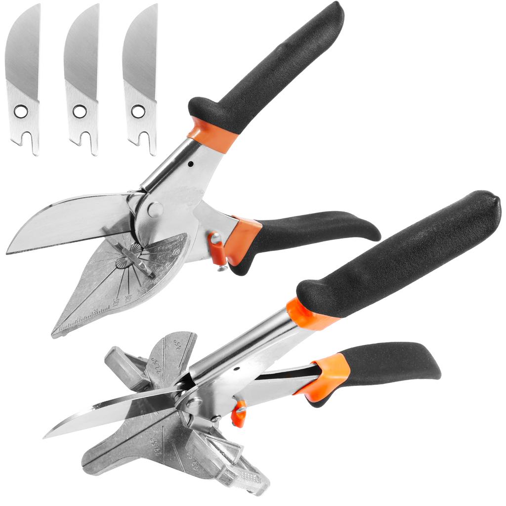 Multi Angle Trunking Shears High Carbon Steel Miter Shears Cutter Hand Tool Replaceable Blade Miter Shears Multi Angle Miter