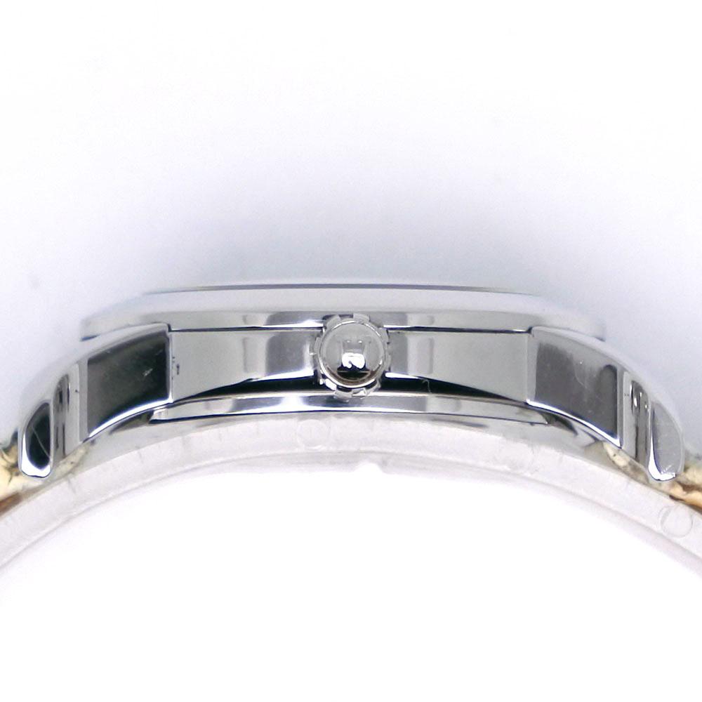 Hermes Heure H Watch Watches HR1.210 SilverDial Stainless Steel/Embossed Leather Quartz Analog Display Women Used