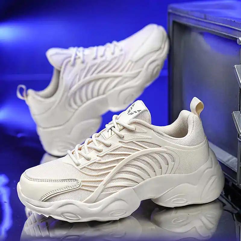 Zimni Increases Height Women's Sneakers Men Woven Size 35 Women Shoes Golf Practice Sports Branded Brands Top Grade Deporte