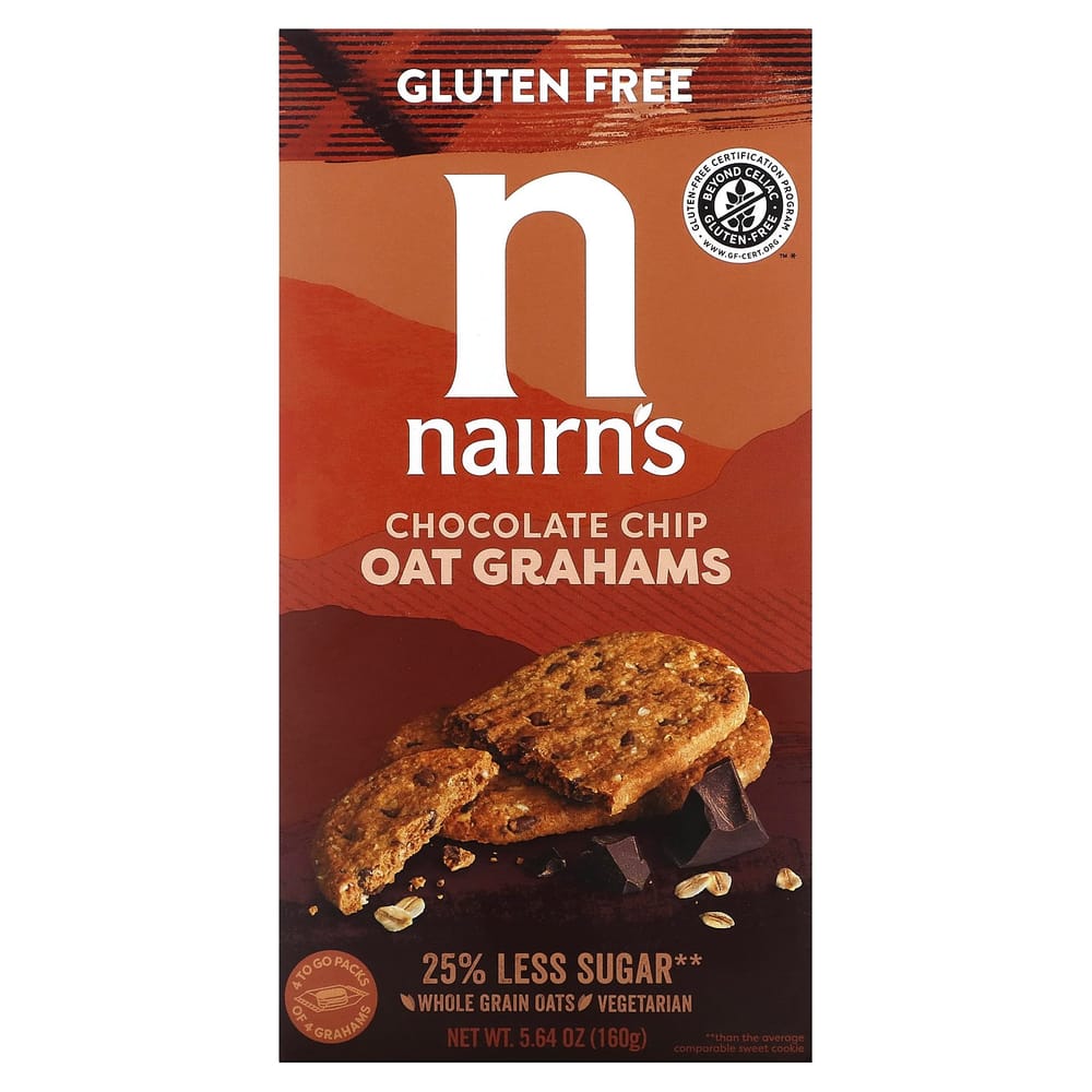 Nairn s Gluten-Free Oat Graham Chocolate Chip 160g (5.64 oz)