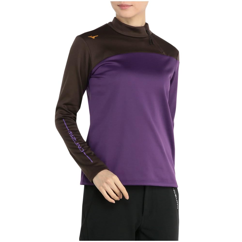 

Mizuno Breath Thermo High Neck E2MAB734 Shirt, Heat-Generating Material, Women s, Purple, фиолетовый