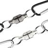 Hanging Holder Lanyard Clip Carabiners Keychain Hook Buckle Magnetic Fishing Clip Fly Fishing Magnetic Net Release Clip