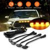 Automotive Grille Small Yellow Light Off-road Vehicle Sedan Universal Daytime Running Light LED Driving Light Warning Light