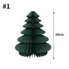 2026 Christmas Tree Honeycomb Ball 3D Folding Christmas Tree Ornament Desktop Decoration  for Xmas Navidad Happy New Year Decor