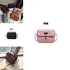 European And American Retro Style Small Saddle Bag With Deer Pendant Pu Shoulder Bag