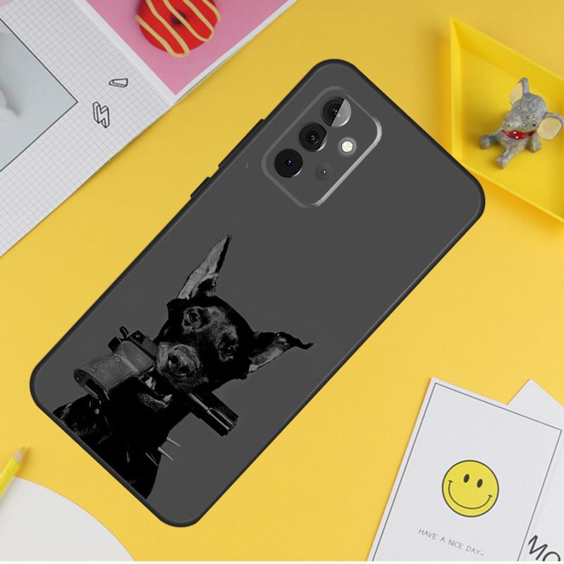 Dachshund Doberman Dog Case For Samsung Galaxy A16 A26 A36 A56 A06 A55 A35 A15 A53 A32 A52 A33 A13 A14 A34 A54 A17