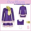 Fantasia Cosplay de Cachorro Scooby-doo Para Mulheres Vestido Wilma Vestido Cosplay de Halloween