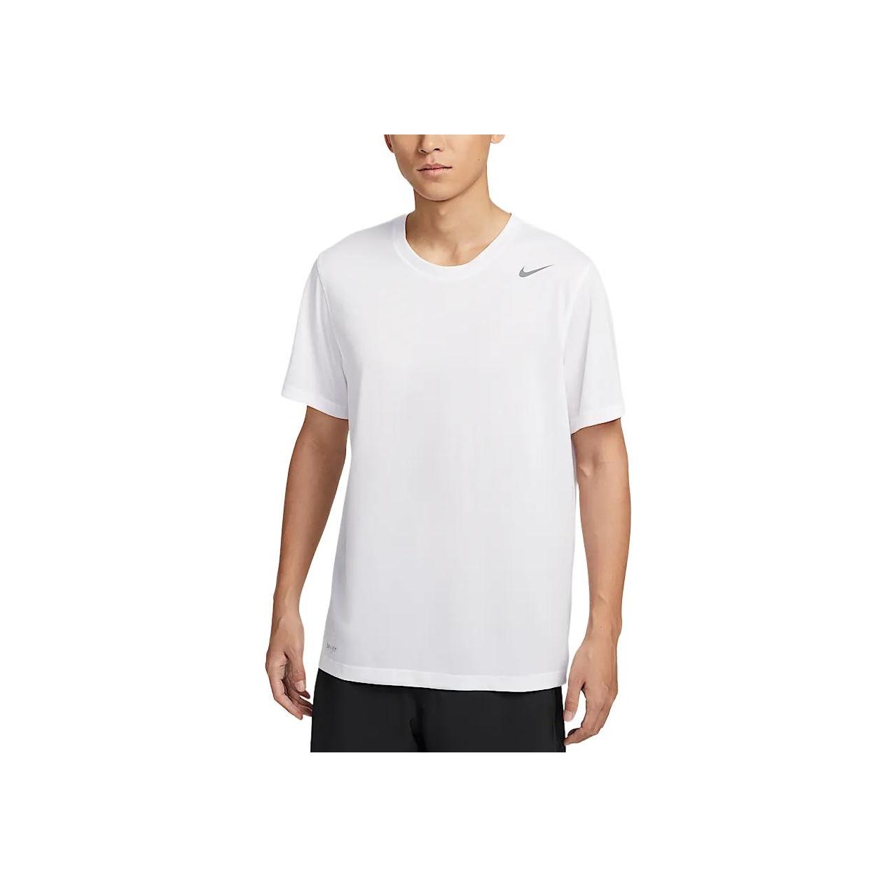 

Nike Dri-Fit Team Legend Round Neck Quick-Dry Short Sleeve T-Shirt Men Tops White IB8898-100 5XL
