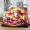 Retro Ganesha Printed Blankets Warm Flannel Blankets Soft and Comfortable Blanket Bed Linings Blankets for Beds Birthday Gift
