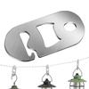 Tent Canopy Adjustment Buckle Sunshade Fixing Buckle Hook Bottle Opener High-Strength Wind Rope Cord Adjuster Multifunctional