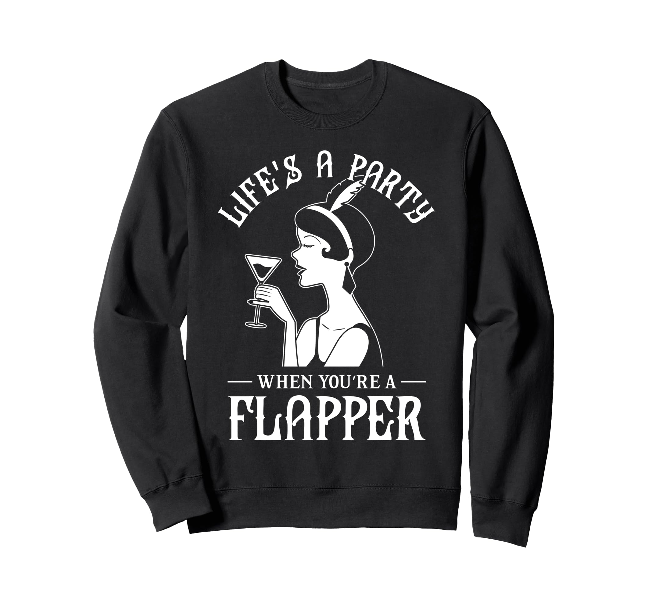 

Theme Party Costume Roaring Flapper Dress Girl Sweatshirt 20 s 20 s
