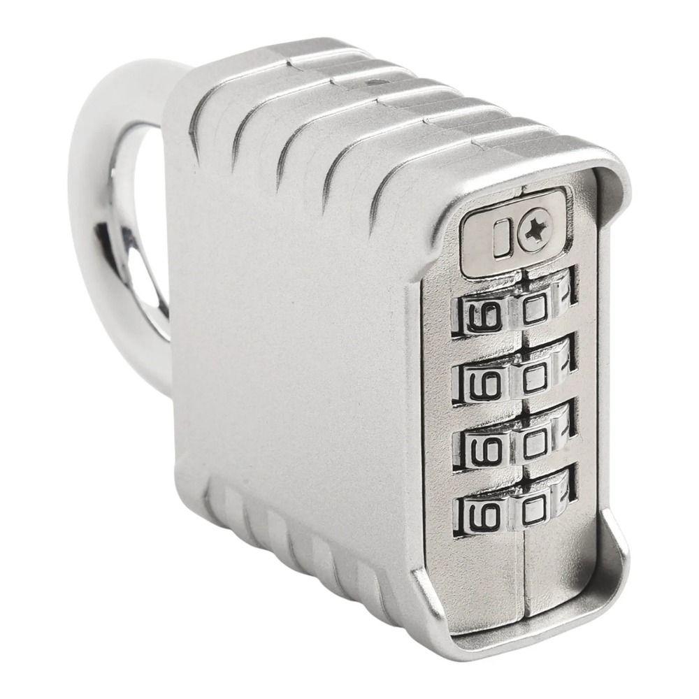 Zinc Zinc Alloy Password Code Locks 4-Digit Number Drawer Cabinet Lock Combination Padlock  School Gym Locker