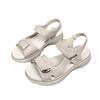 Women's Ladies Mother Female PU Leather Sandals Shoes Platform Summer Cool Beach Hook Loop Non Slip Plus Size 41 42