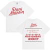 Rapper Dani Martin Noviembre Merch Tee Shirt Men Clothing Harajuku Gothic T Shirts Casual Pure Cotton High Quality Tshirts