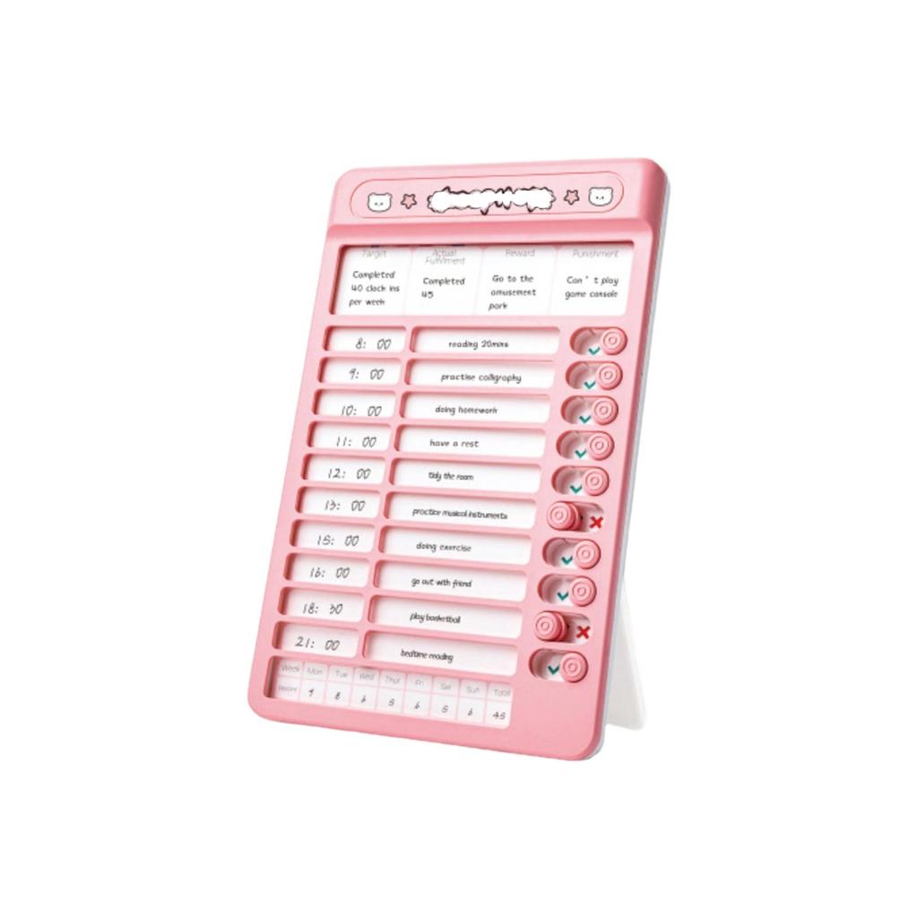 Selbstdisziplin Lernplan, Aufgabenliste und Planungsbrett-Erinnerungen Geeignet für Zuhause, Schule und den Gebrauch.