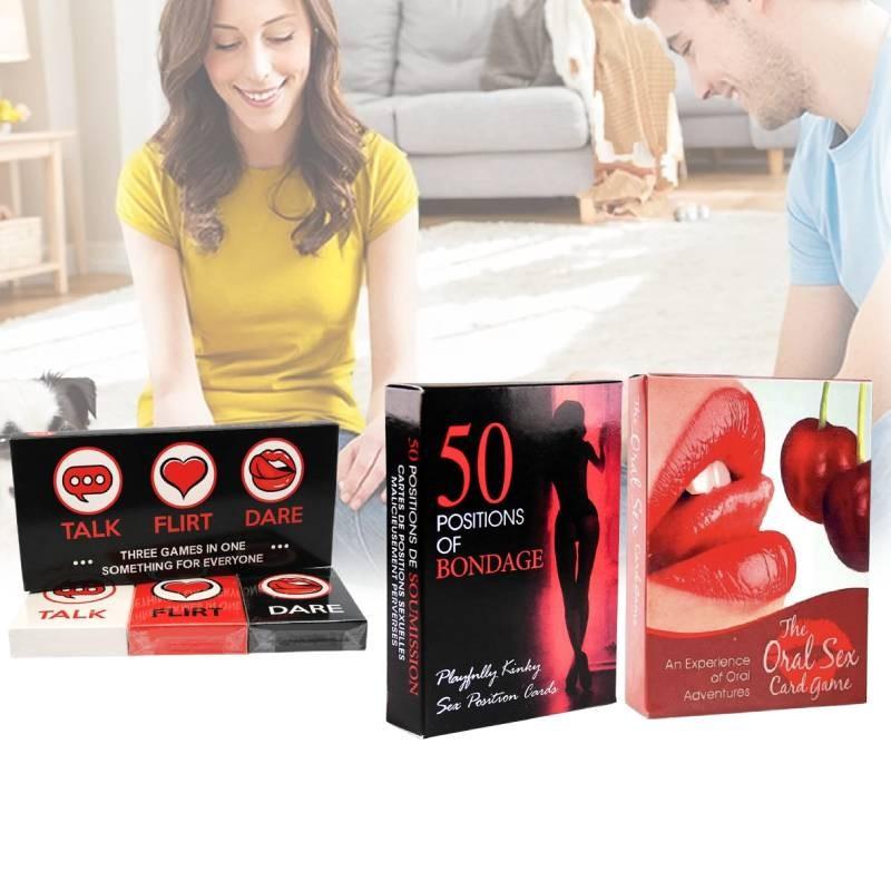 Jeu de Cartes Une Année de Sexe Édition Anglaise Idéal Pour les Couples Coquins dans la Chambre à Coucher