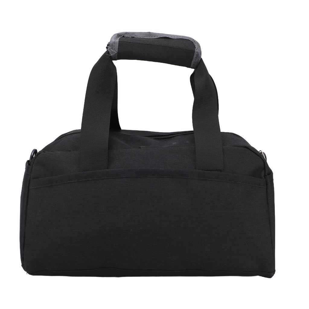Small Gym Bag Black Color Adjustable Strap Waterproofing Portable Sports Duffle Gym Bag for Travel
