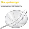 Stainless Steel Slotted Spoon Large Mesh Strainer Ladle for Frying Steaming Hot Pot Kitchen