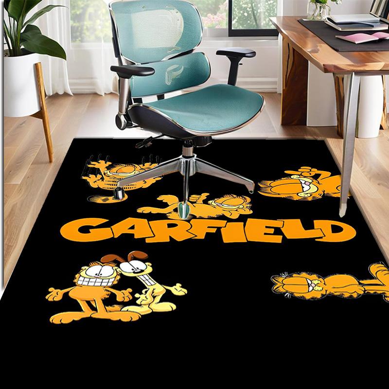 Garfield Pattern Rug, Indoor/Outdoor Mat, for Picnic, Gameroom, Bedroom, Office, Living Room, Home Decor Carpet, Birthday Gift