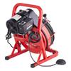 Drain Cleaner Machine Electric Drain Auger 50FT X 3/8 In Auto Feed